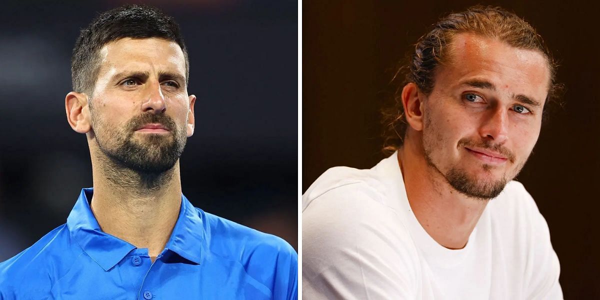 Novak Djokovic; Alexander Zverev - Source: Getty