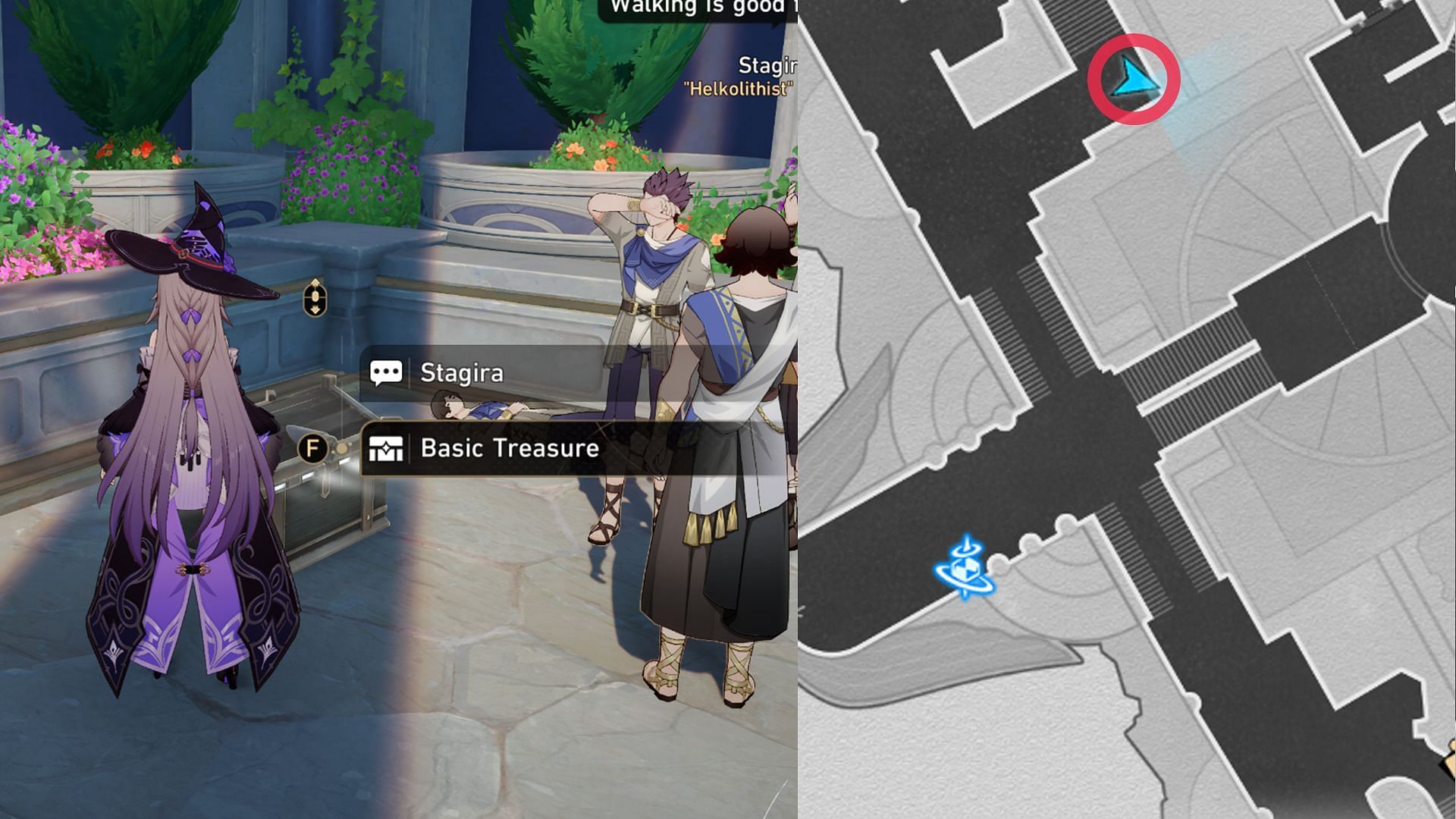 Location of Basic Treasure Chest #16 (Image via HoYoverse)