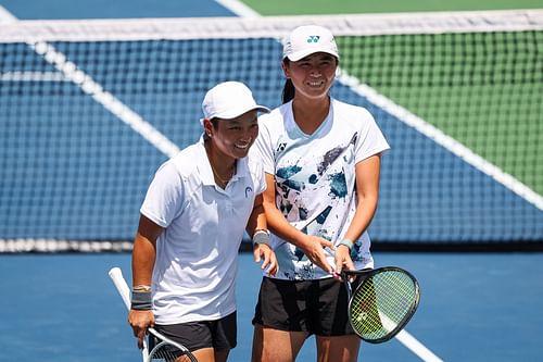 Jiang Xinyu and Wu Fang-Hsien - Source: Getty