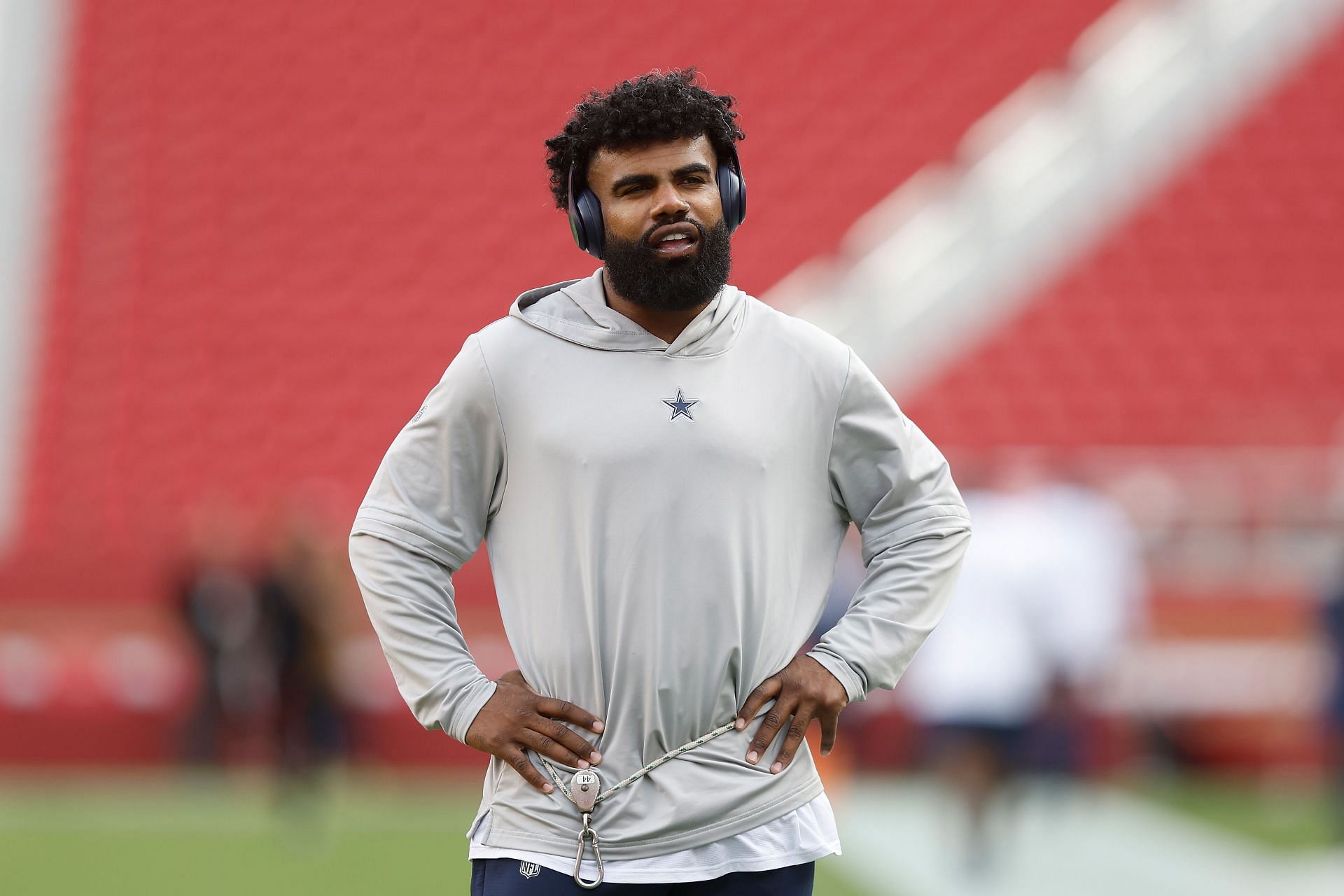 Ezekiel Elliott at Dallas Cowboys v San Francisco 49ers - Source: Getty