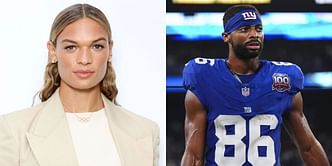 Anna Hall gives a sneak peek into her life lately featuring boyfriend Darius Slayton and dog Cross