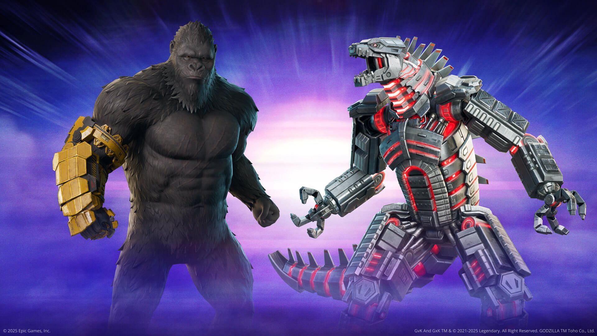 Mechagodzilla and Kong bundle in Fortnite (Image via Epic Games)