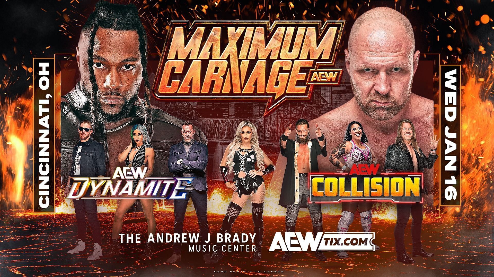 AEW Dynamite: Maximum Carnage will air next week (Image credit: AEW