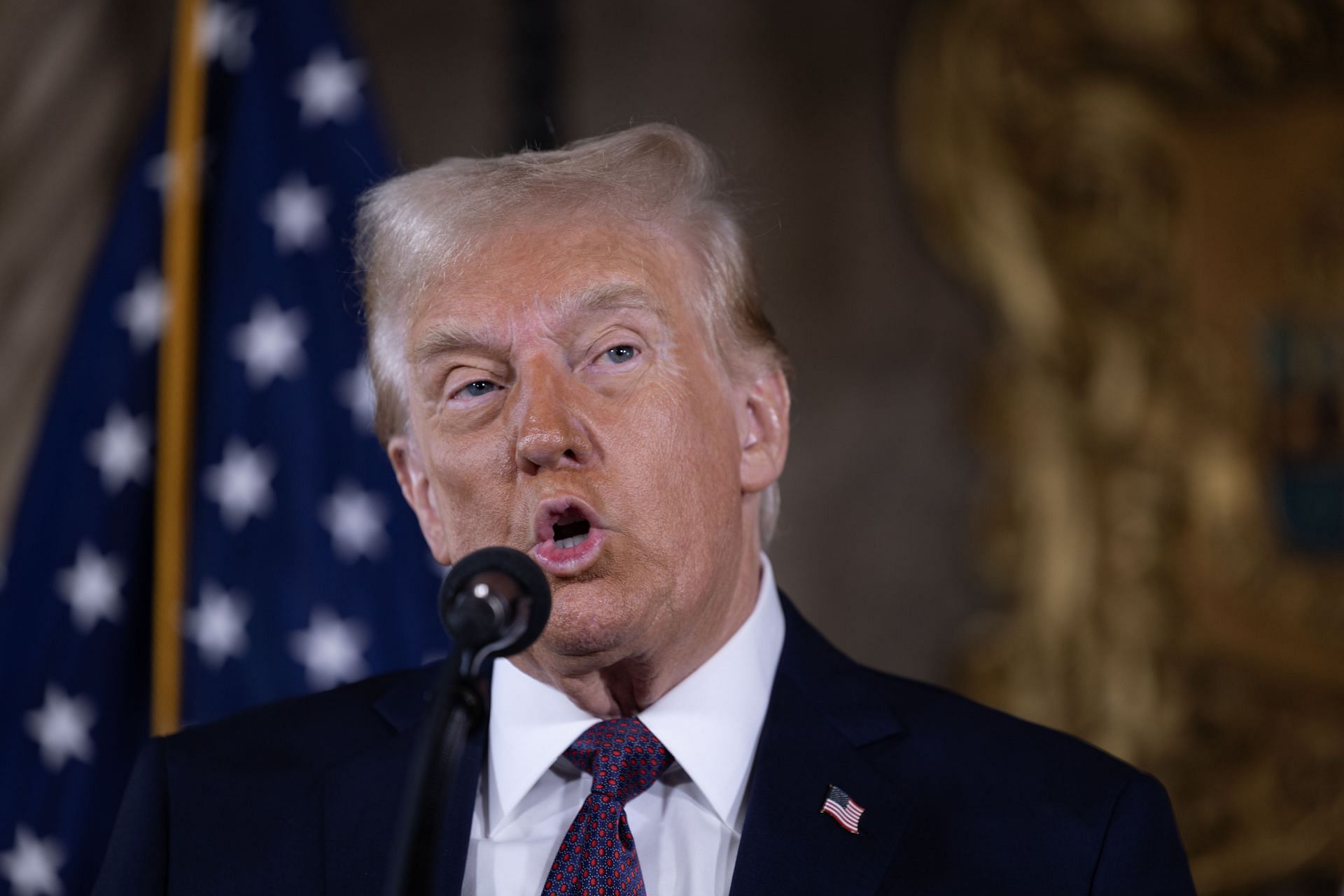 President-Elect Trump Holds Press Conference At Mar-A-Lago - Source: Getty