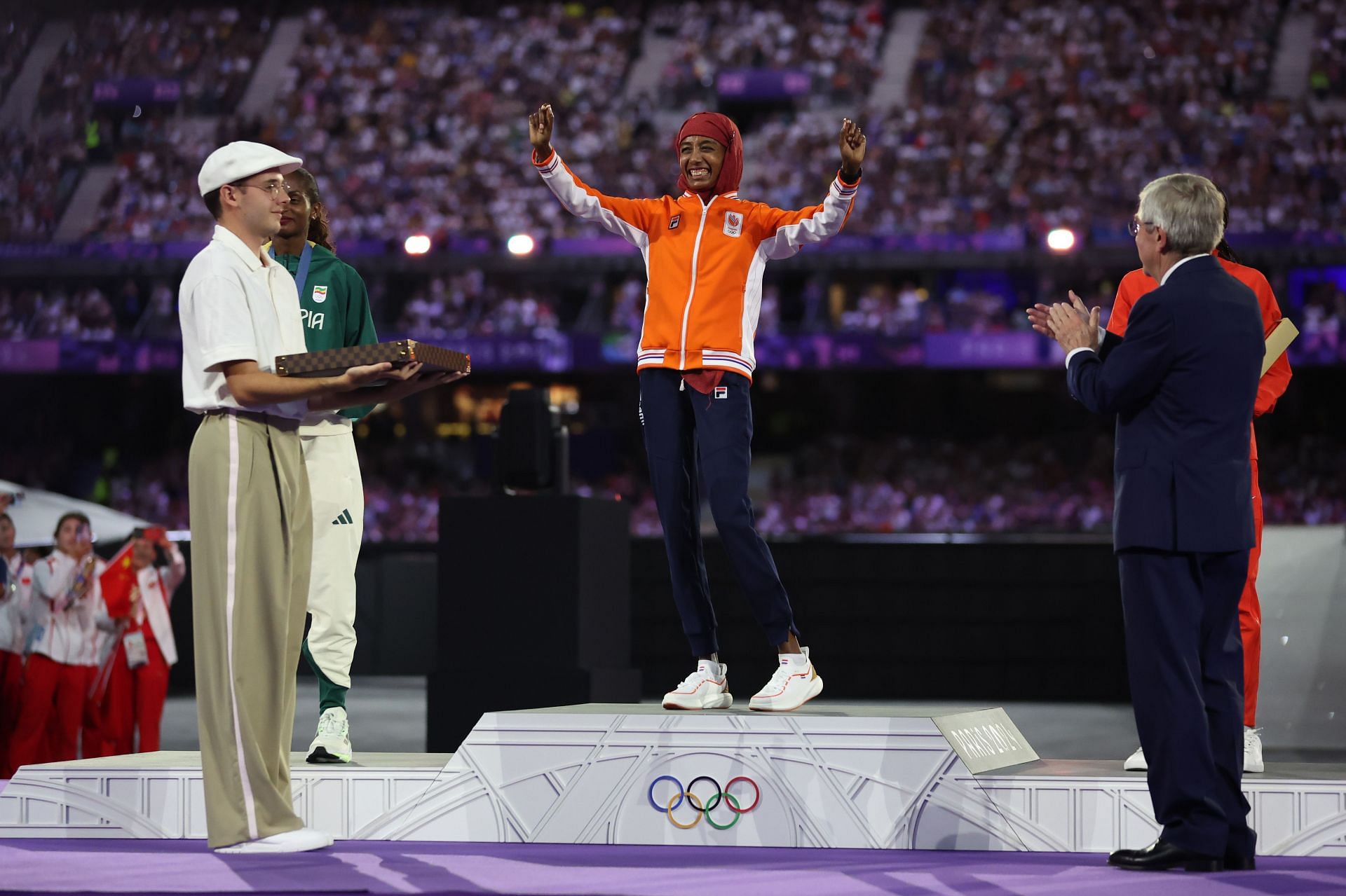 In Picture: Sifan Hassan during Closing Ceremony - Olympic Games Paris 2024: Day 16 - Source: Getty