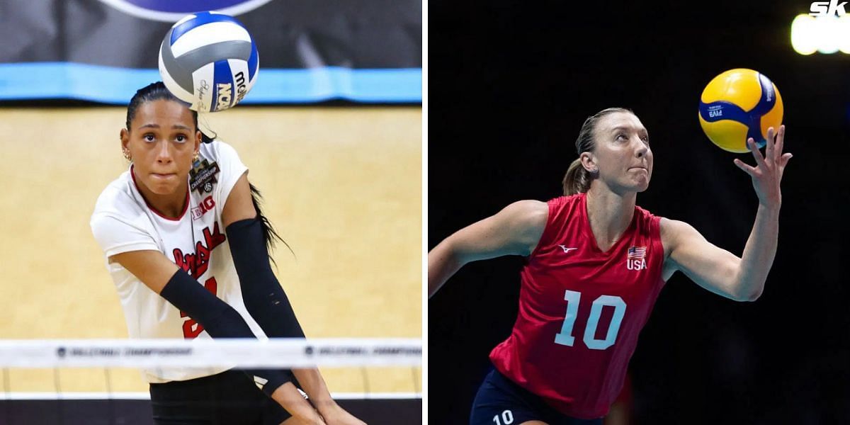 Harper Murray makes feelings known for Jordan Larson after her stepping down from staff role. PHOTO: Both from Getty