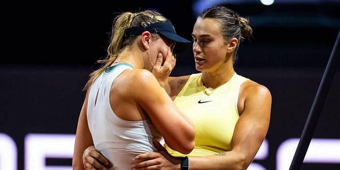 WATCH: Aryna Sabalenka consoles emotional Paula Badosa in incredibly sweet gesture after Australian Open SF