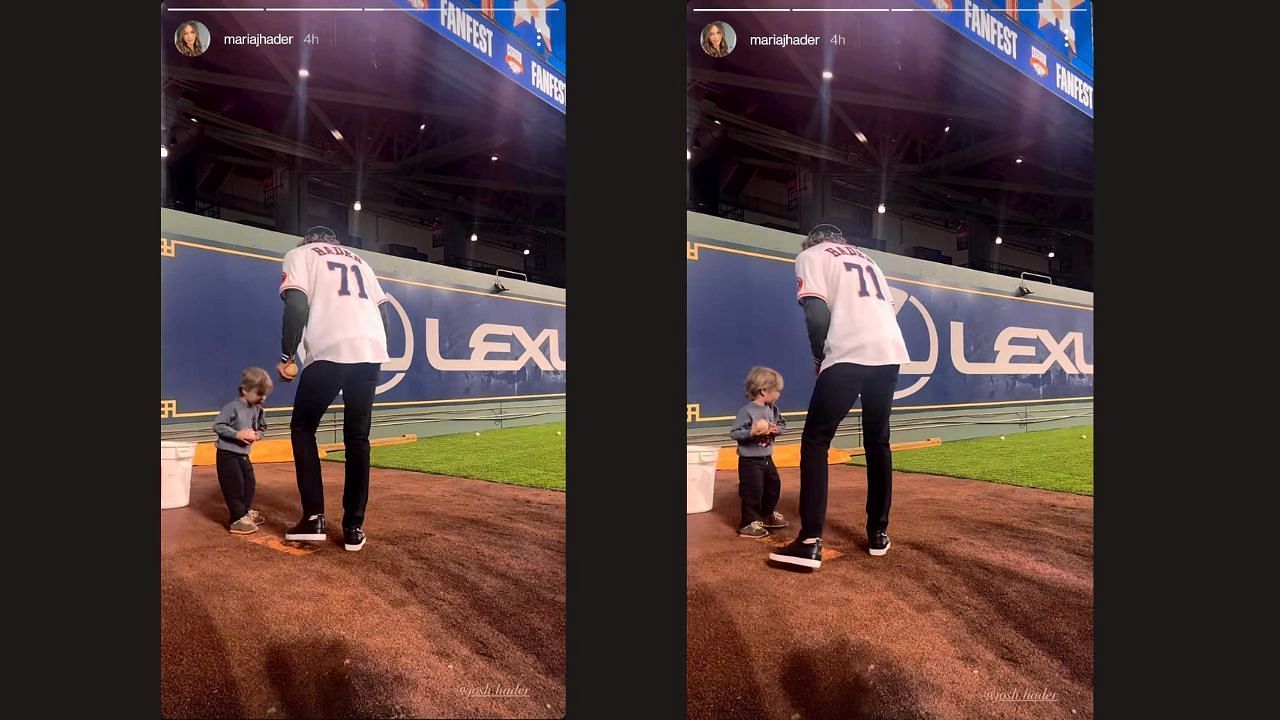 Josh Hader&#039;s wife Maria&#039;s instagram story (Credits: @mariajhader/IG)