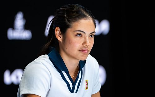 Emma Raducanu pictured at the 2025 Australian Open | Image Source: Getty