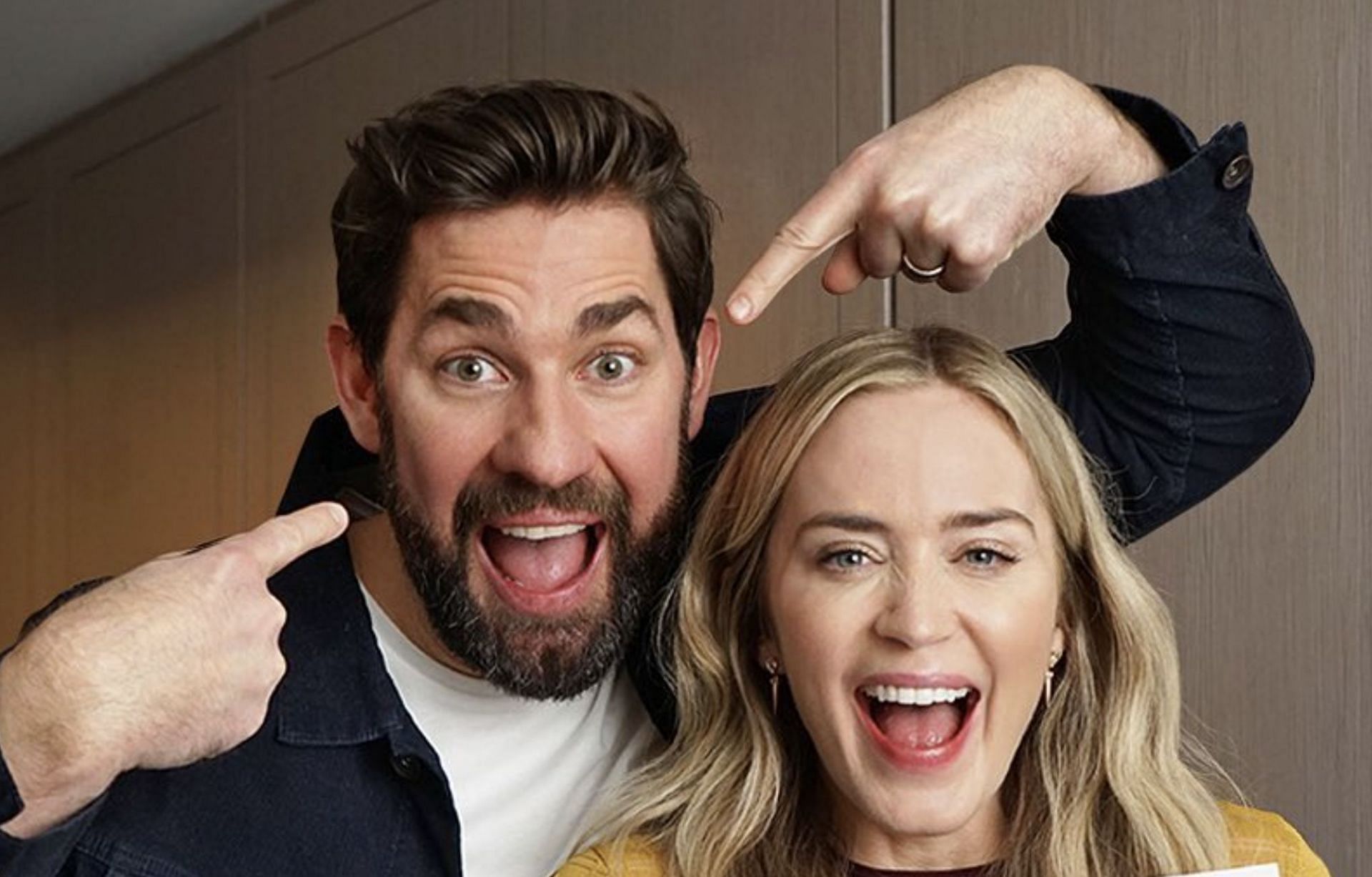 A still of Emily Blunt and John Krasinski (Image via Instagram/@johnkrasinski)