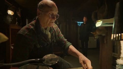 George working in the basement in Bad Sisters (Image via Apple TV+)