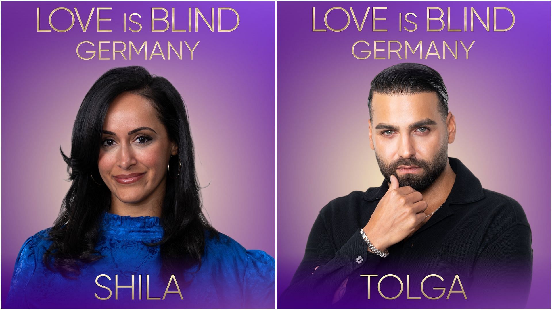 Shila and Tolga from Love is Blind: Germany (Image via Tudum by Netflix)