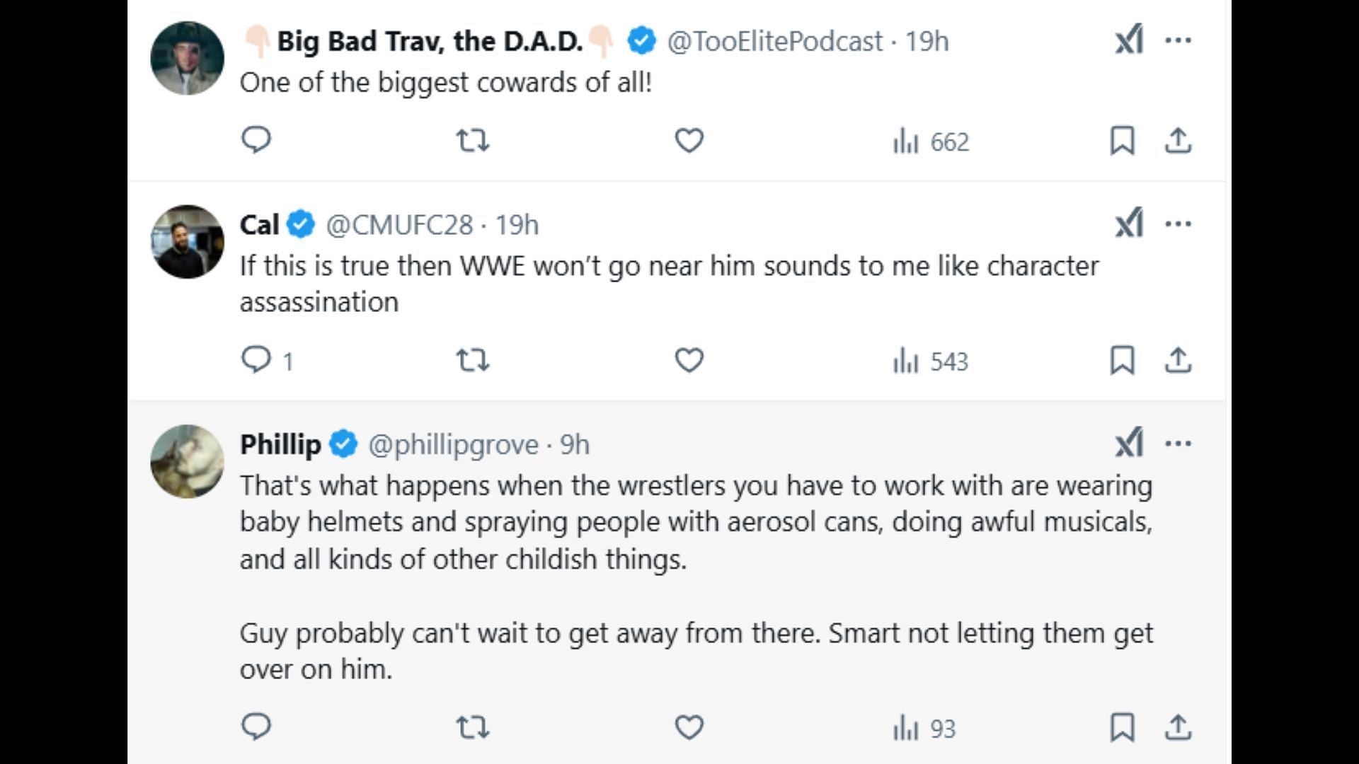 Fans respond to Malakai Black&#039;s reported attitude problem. (Image via: WrestleOps&#039; X handle)