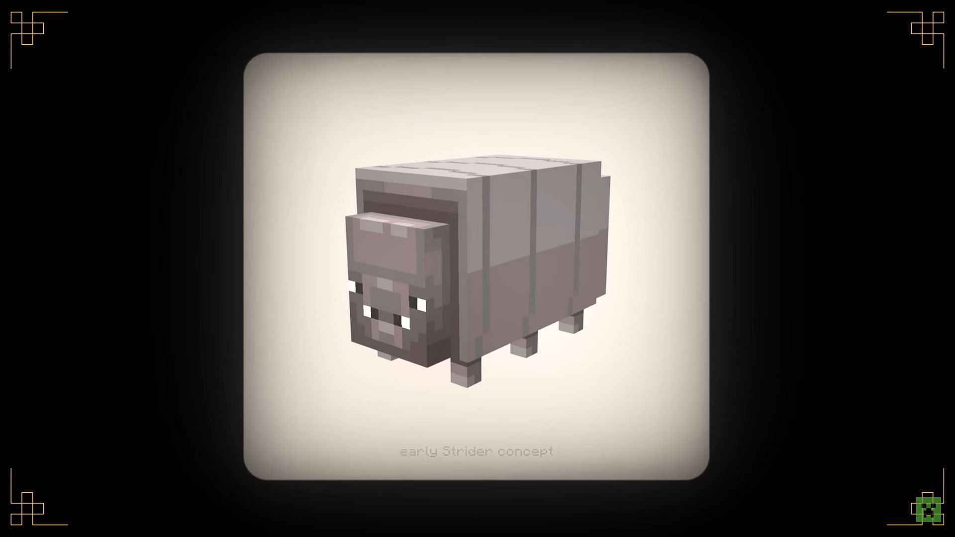 The crawler was the first draft of the strider (Image via Mojang Studios)