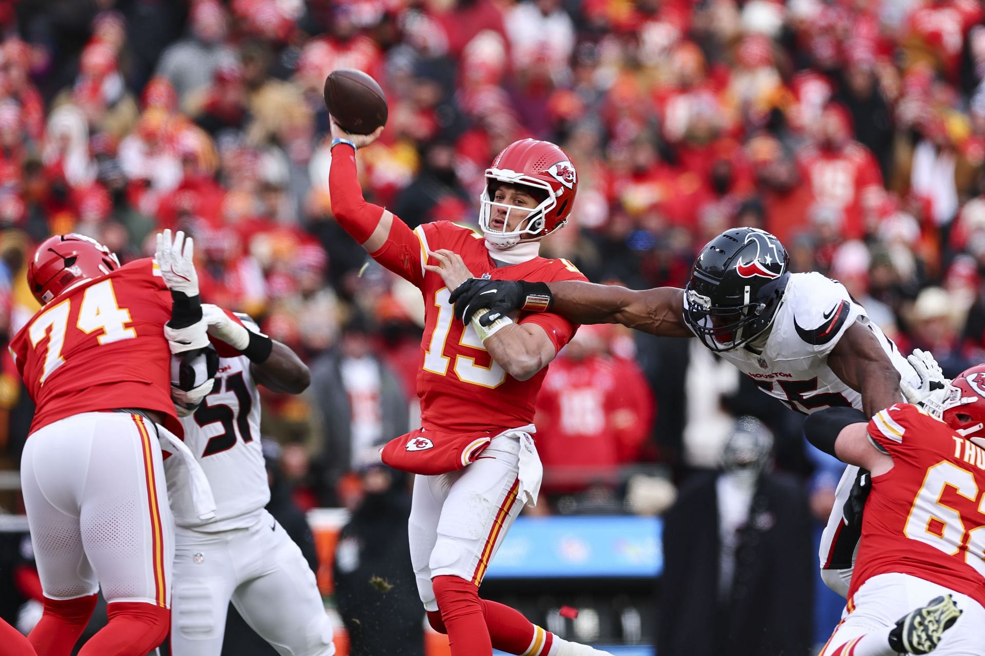 AFC Divisional Playoffs: Houston Texans v Kansas City Chiefs - Source: Getty