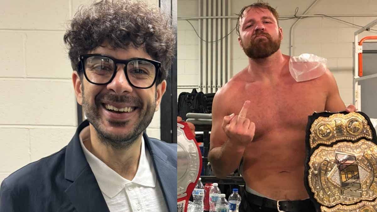 Jon Moxley made his AEW debut in 2019 (Images via Tony Khan &amp; Jon Moxley