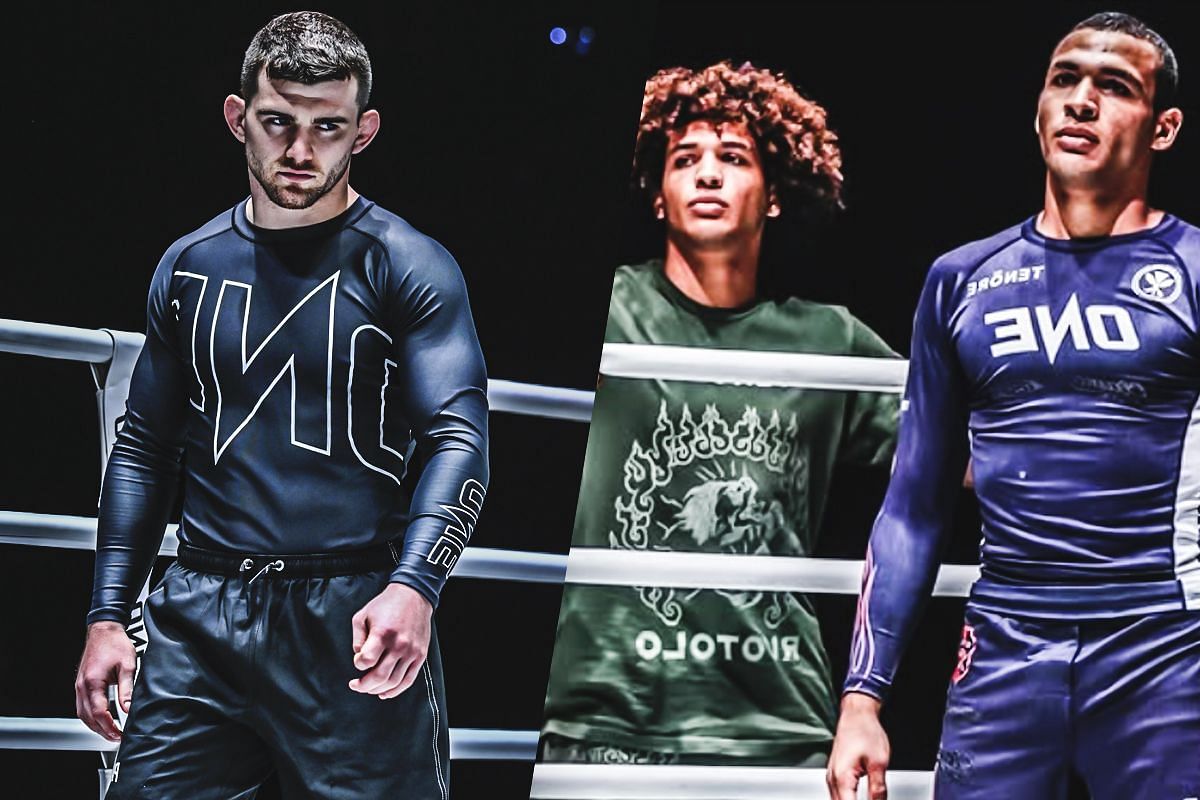 From left to right: Dante Leon, Kade Ruotolo, Tye Ruotolo | Image by ONE Championship