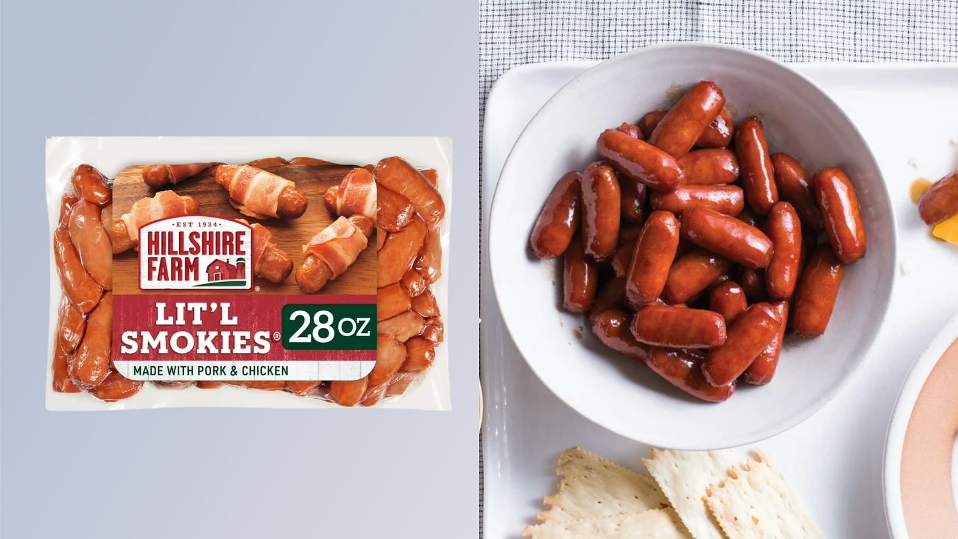 Hilshire Farm smoked sausage (Image via Walmart)