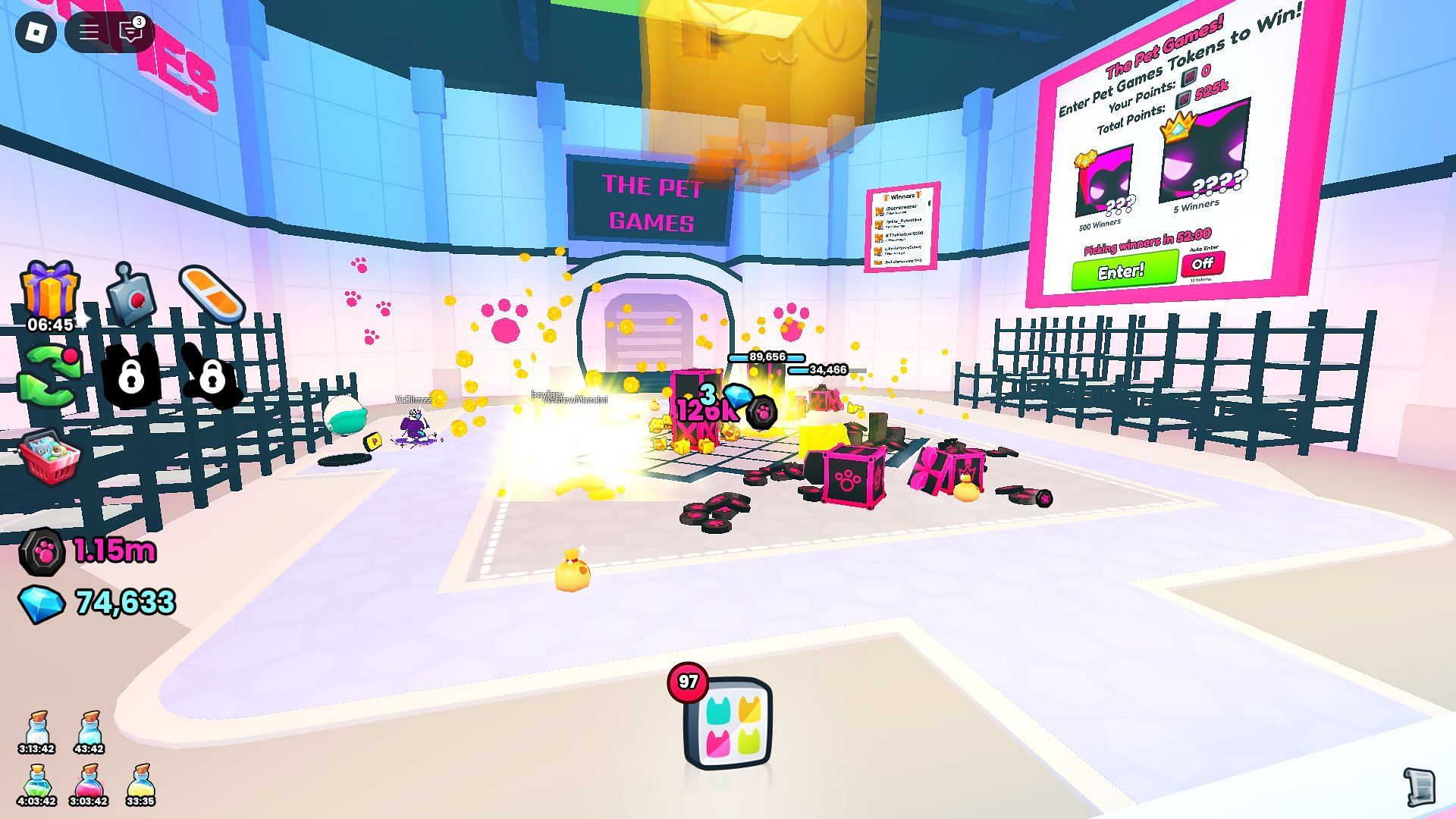 The final area of Pet Games (Image via Roblox)