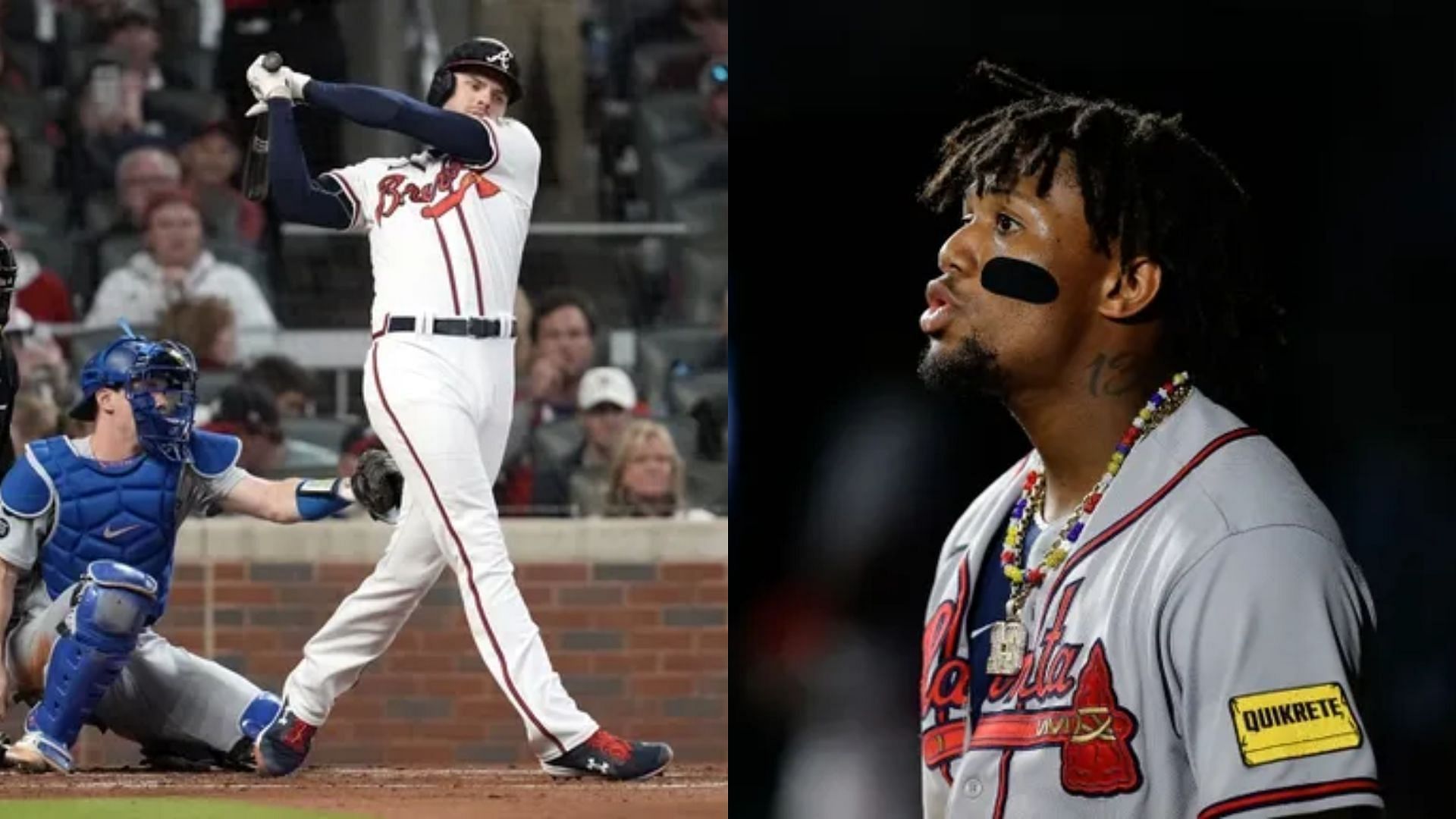 Former Atlanta Braves Slugger Freddie Freeman &amp; Ronald Acuna Jr. 