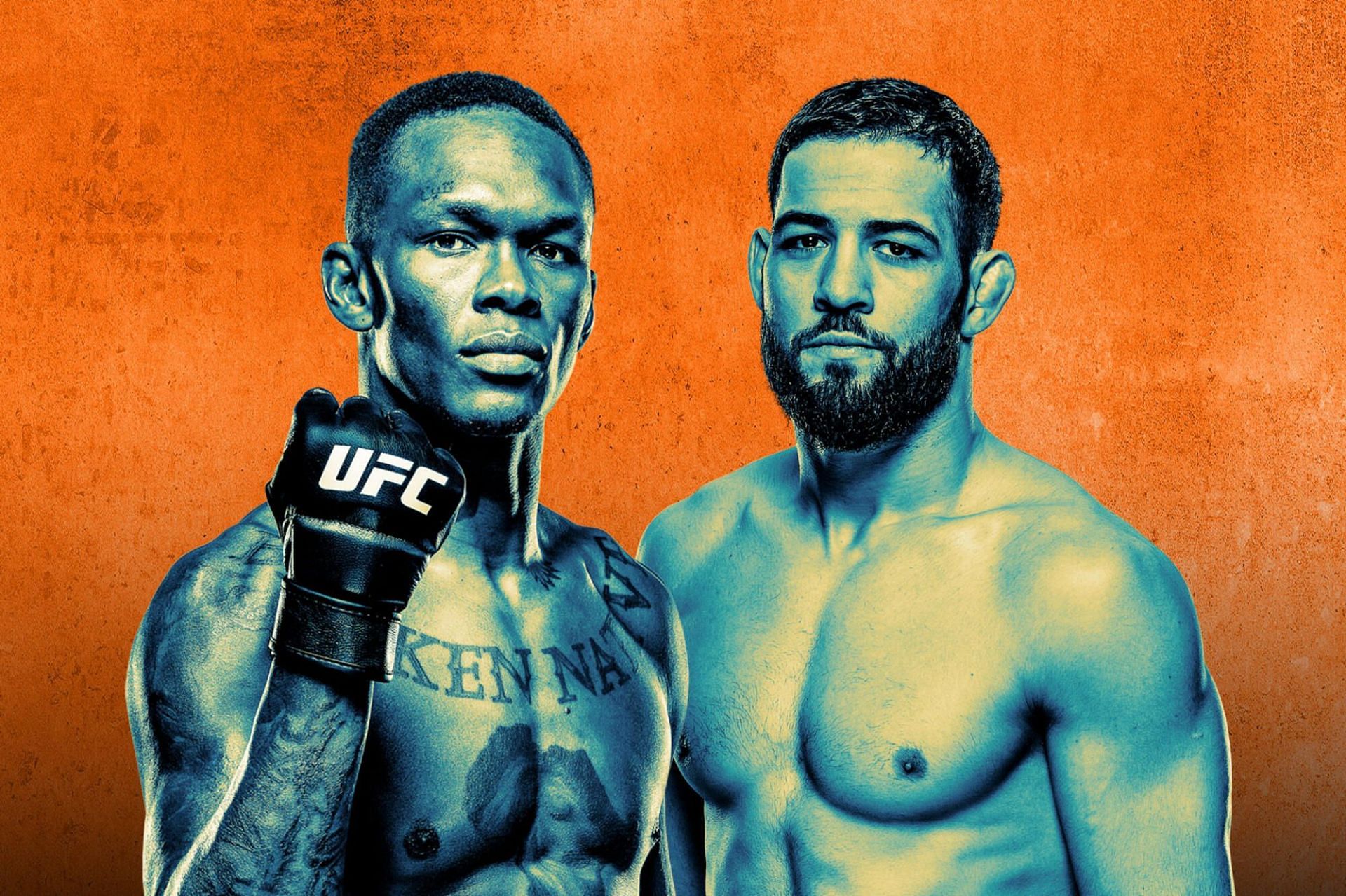 UFC veteran points out that Adesanya(left) might be fine athletically in the early rounds of his bout against Nassourdine Imavov(right) [Image sourced Via UFC.com]