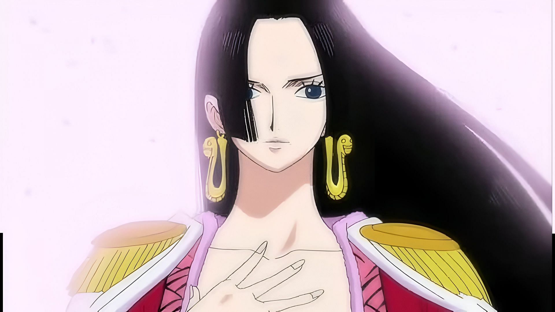 One of the One Piece characters Boa Hancock as seen in the anime (Image via Toei Animation)