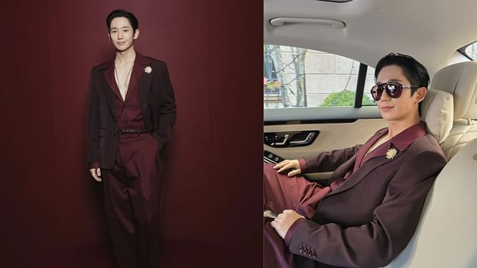 “Mafia drama is a must after giving us this look”- Fans in a frenzy over Jung Hae-in’s appearance at the Dolce & Gabbana FW25 show