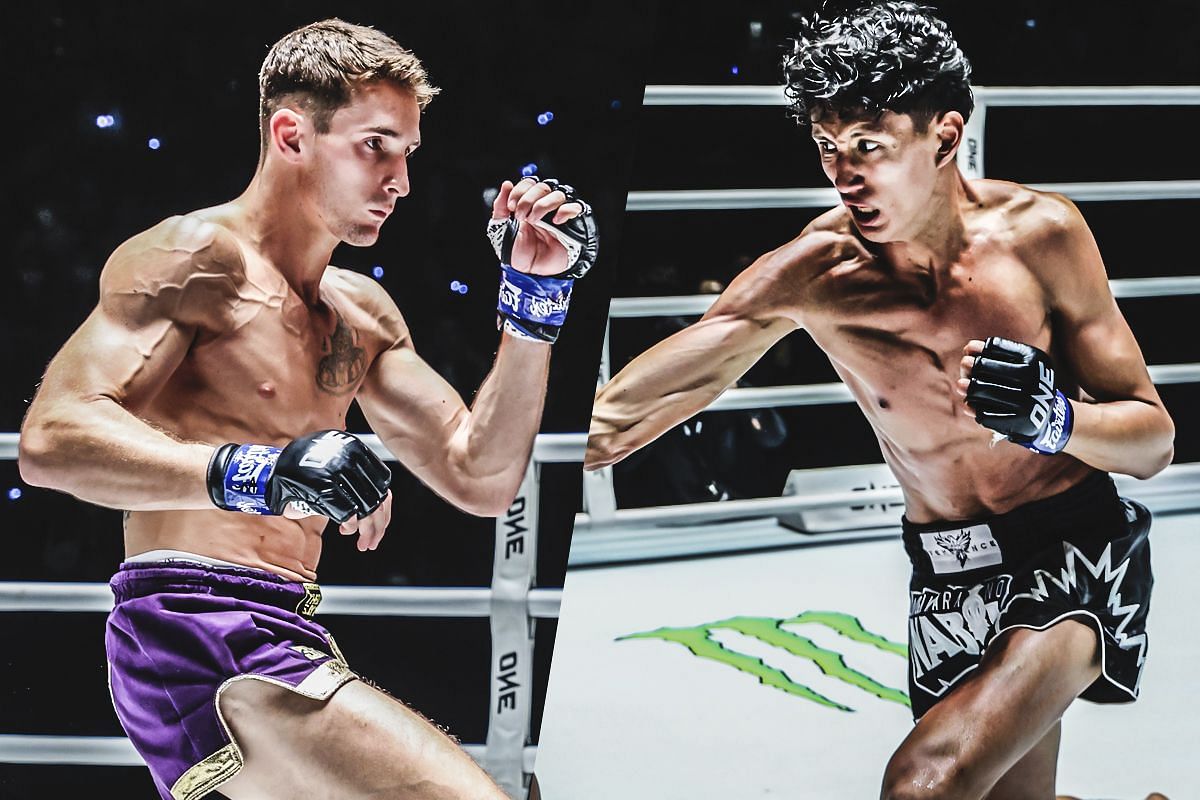 Nico Carrillo (left), Nabil Anane (right) [Photo via ONE Championship]