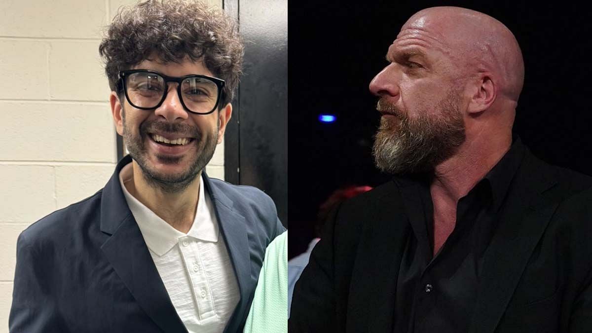 WWE &amp; AEW have been direct rivals since 2019 (Images via Tony Khan and Triple H