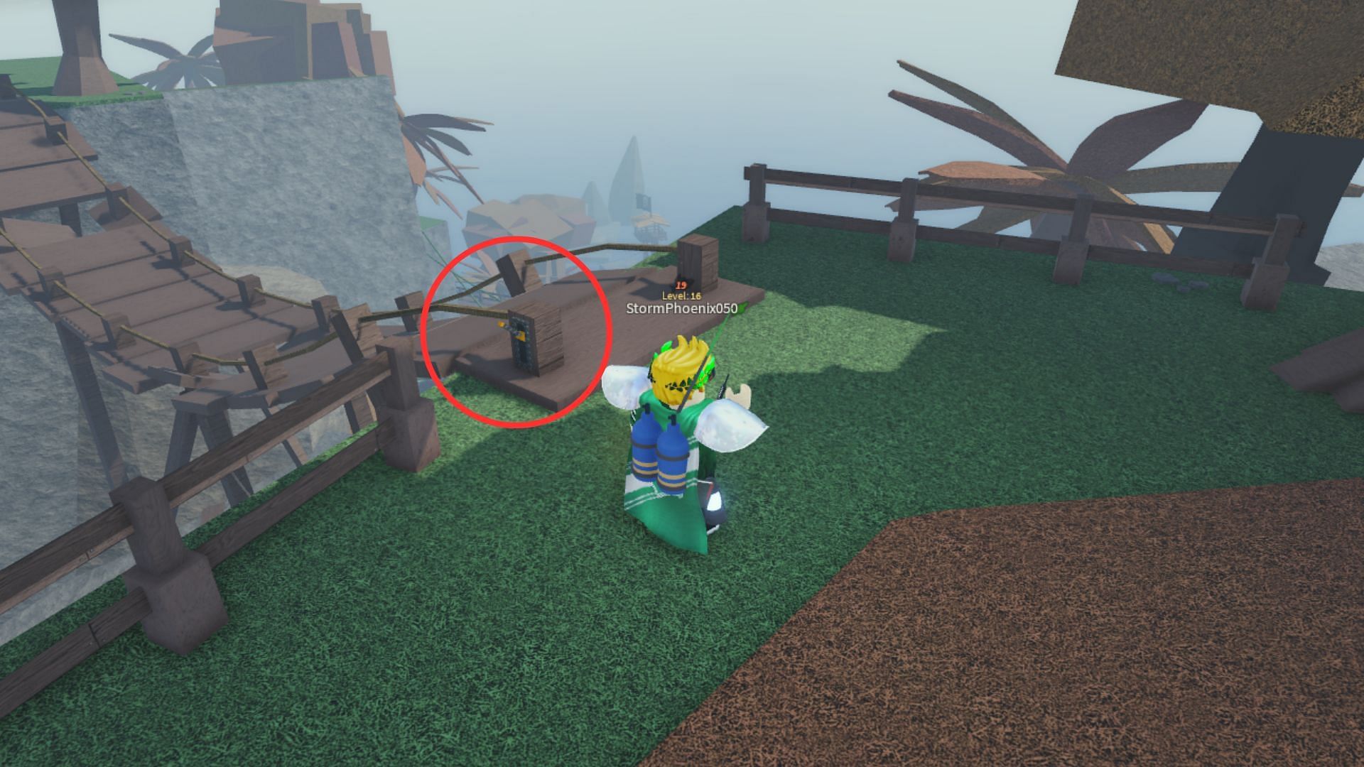 The fourth lever (Image via Roblox)