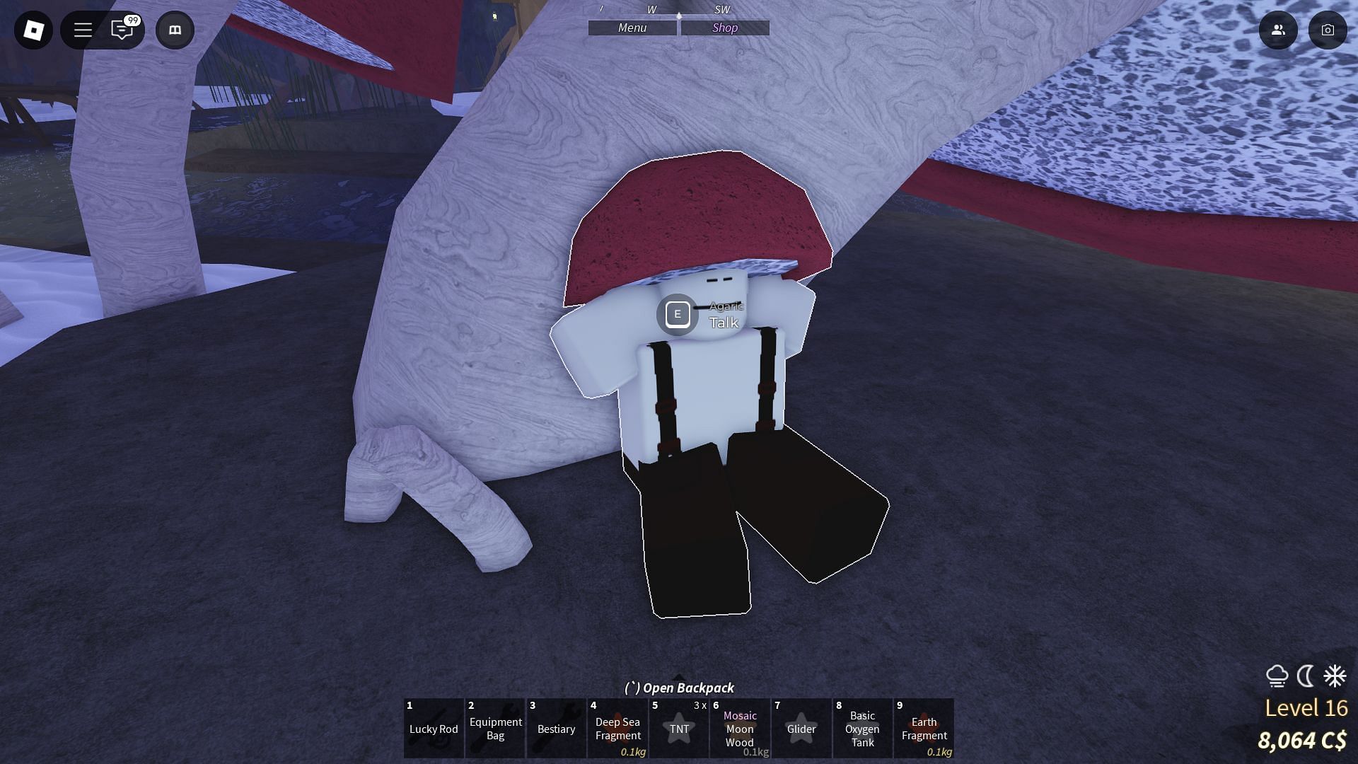 Completing this NPC&#039;s quest will get you the title (Image via Roblox)