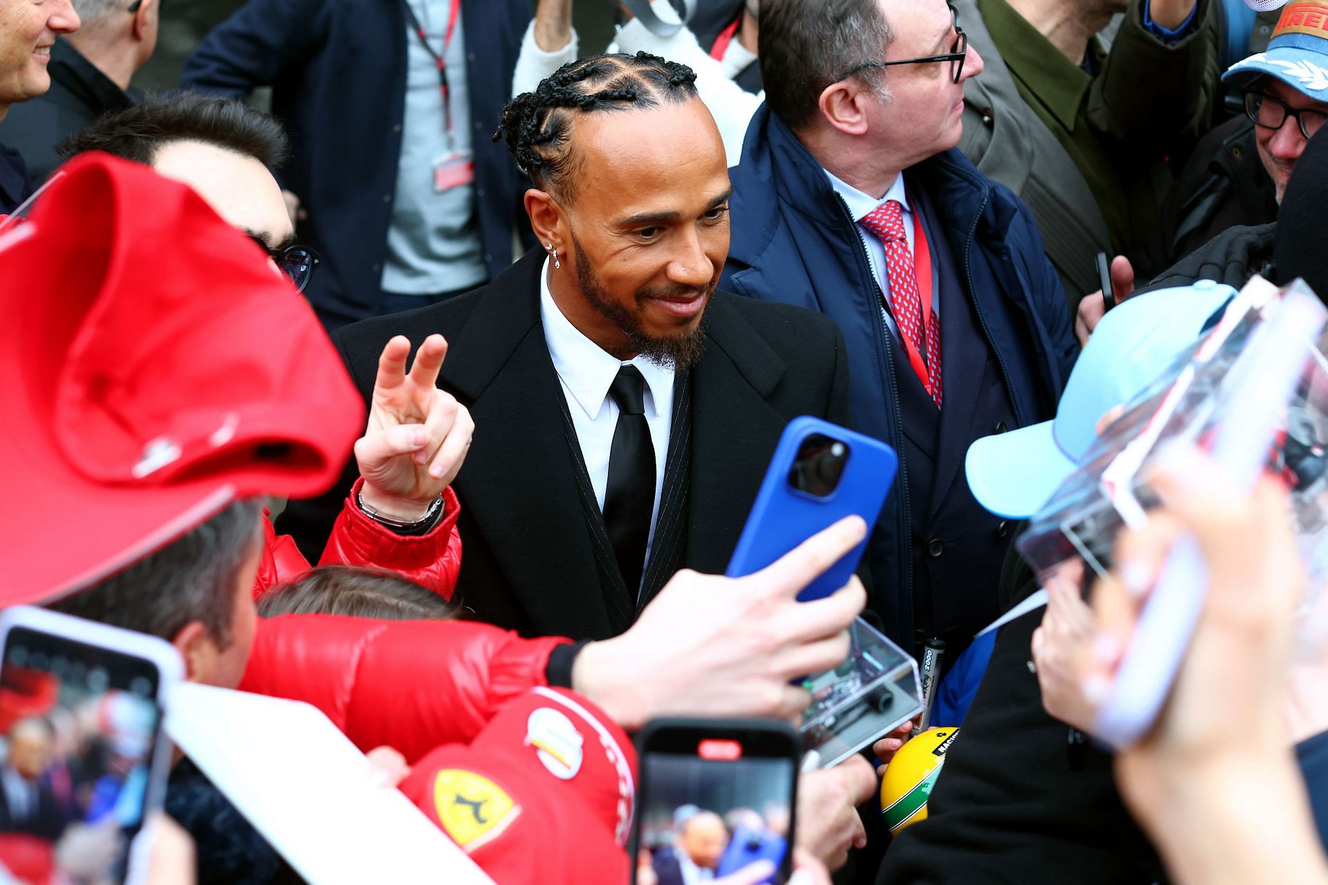 Lewis Hamilton tests for Ferrari - Source: Getty