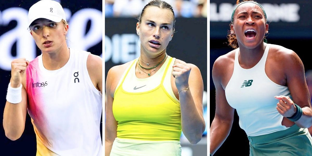 Aryna Sabalenka and Iga Swiatek are bookies