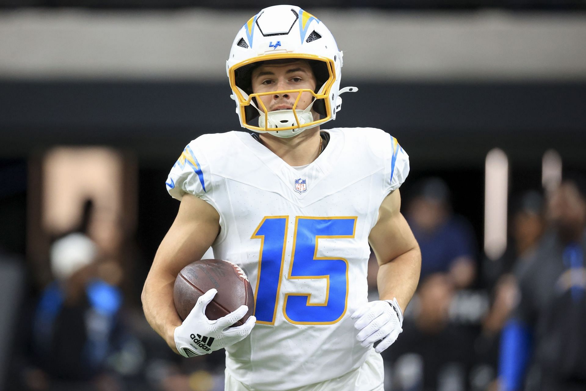 Ladd McConkey at Los Angeles Chargers v Las Vegas Raiders - Source: Getty