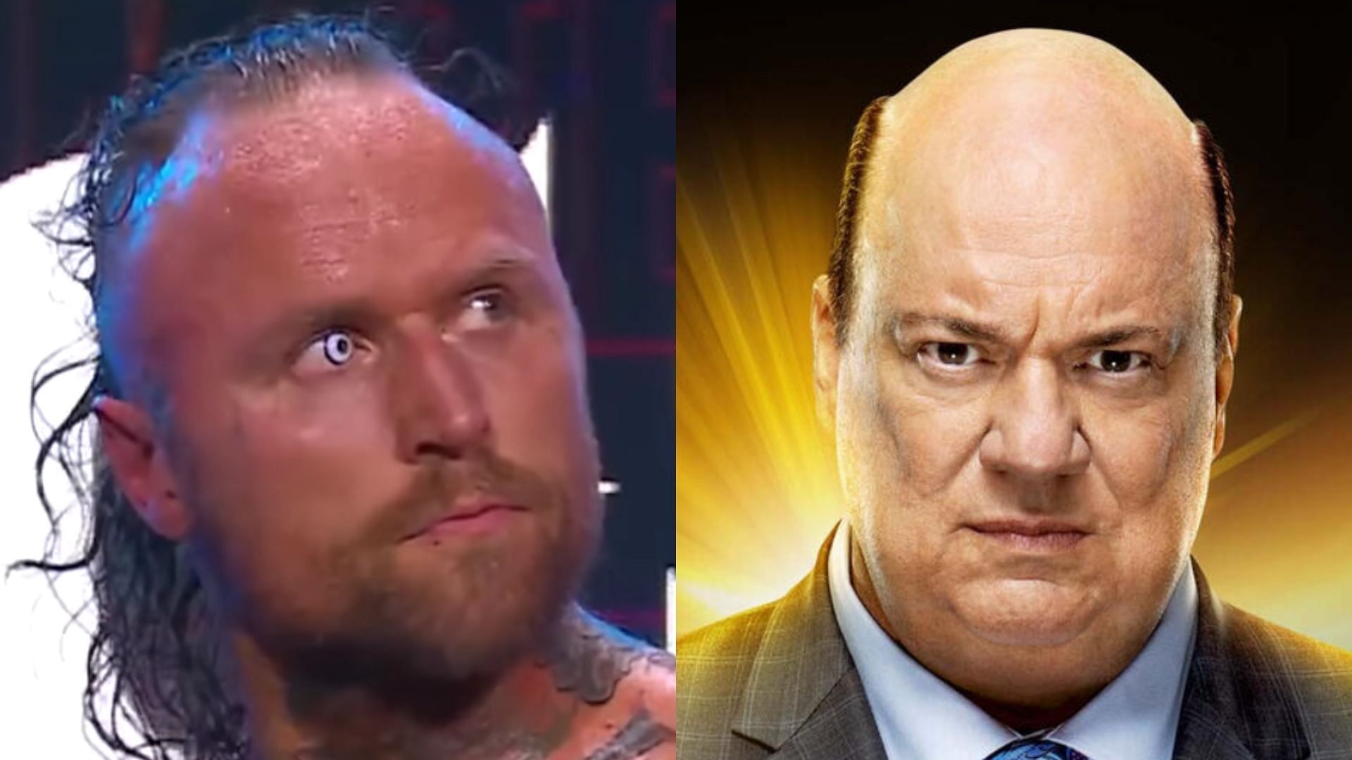 Malakai Black (Left) and Paul Heyman (Right) (Image via AEW YouTube and WWE.com) 