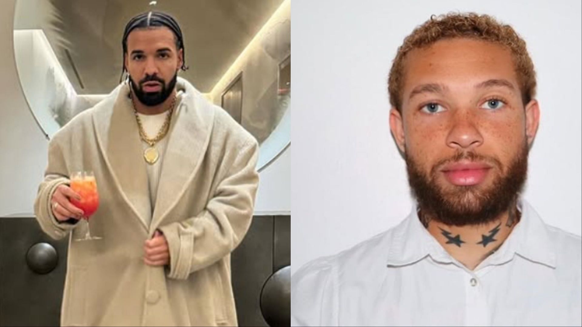 Celebrity hairstylist Chris Blake Griffith exposes shares alleged text message exchange with Drake on Instagram (Image via chrisblakegriffith and champagnepapi/Instagram)