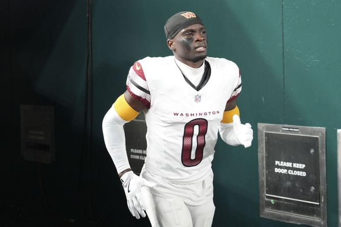 Commanders star Mike Sainristil's fiancée Seliana predicts future award after CB's 'Rookie of the Week' win