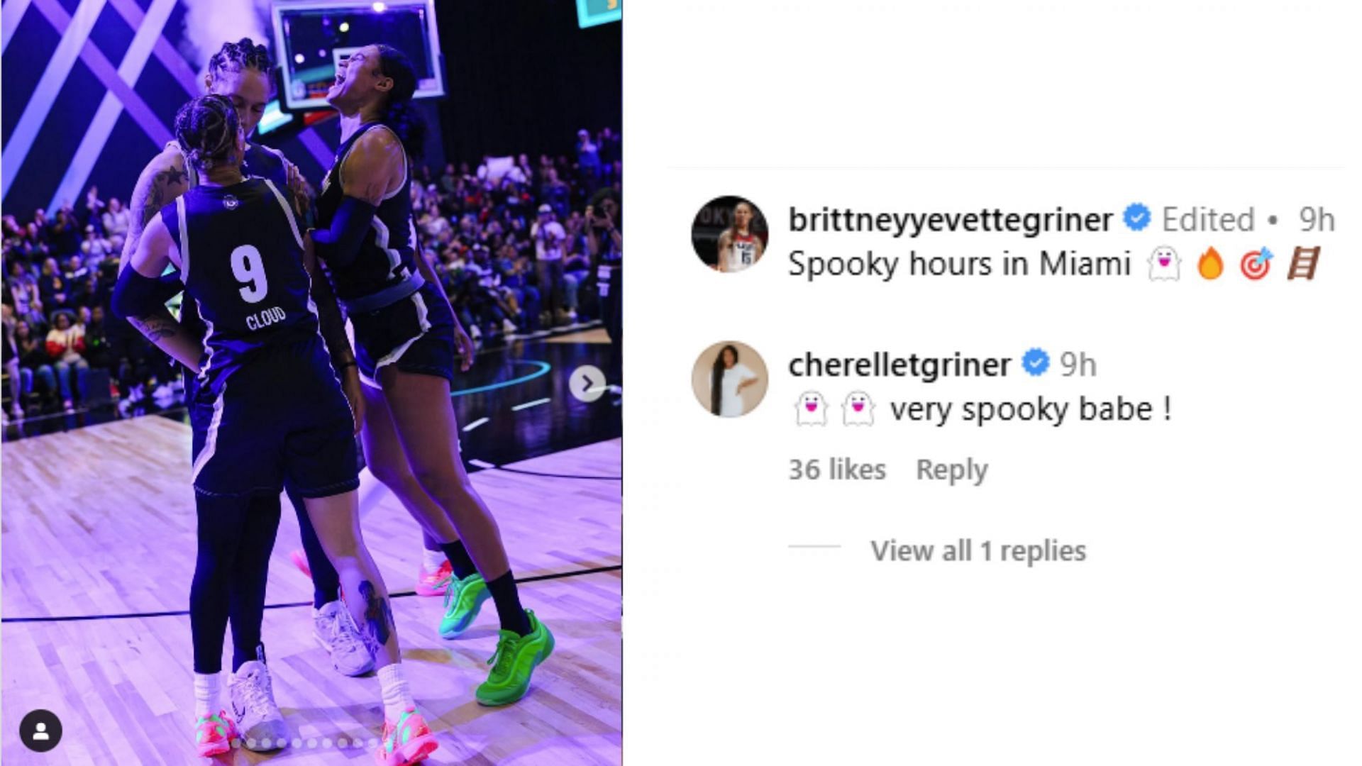 Brittney Griner&#039;s wife Cherelle T. Griner shares 3-word reaction to WNBA star&#039;s &quot;spooky hours&quot; amid Unrivaled