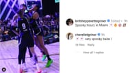 Brittney Griner's wife Cherelle T. Griner shares 3-word reaction to WNBA star's "spooky hours" amid Unrivaled