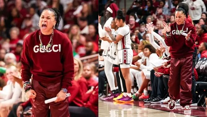 Dawn Staley makes her feelings known on tying Pat Summitt's Tennessee record after South Carolina ends unbeaten streak of Kim Mulkey's LSU