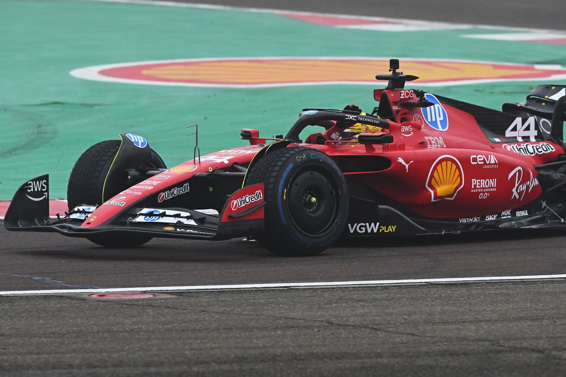 Lewis Hamilton tests for Ferrari - Source: Getty