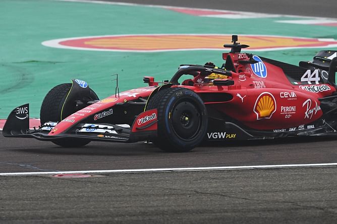 Watch: Lewis Hamilton's first run in a Ferrari at Maranello as the Tifosi cheers for him