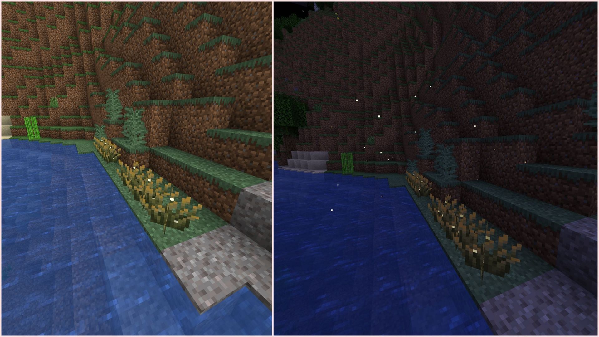 Fireflies will be added as particles coming out of firefly bushes in Minecraft (Image via Mojang Studios)