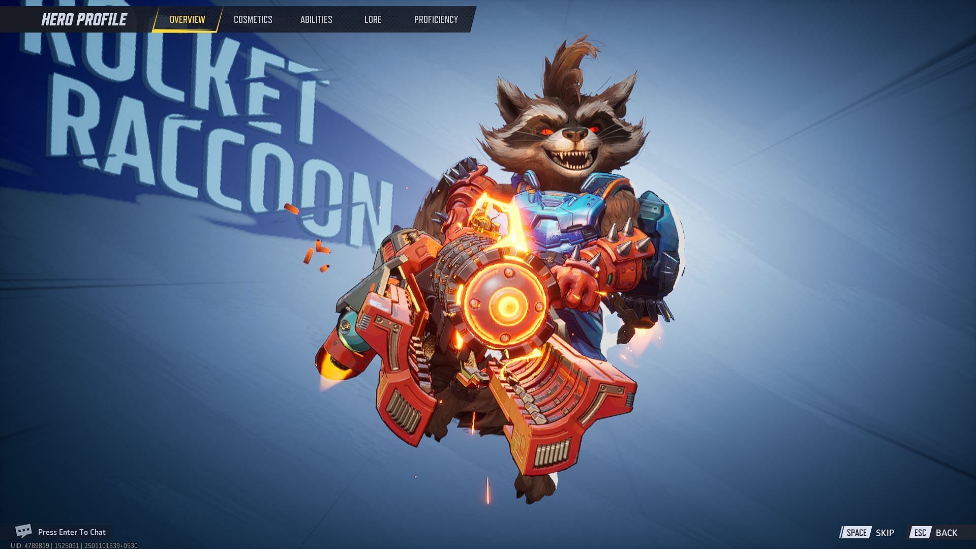 Rocket Raccoon in Marvel Rivals (Image via NetEase Games)