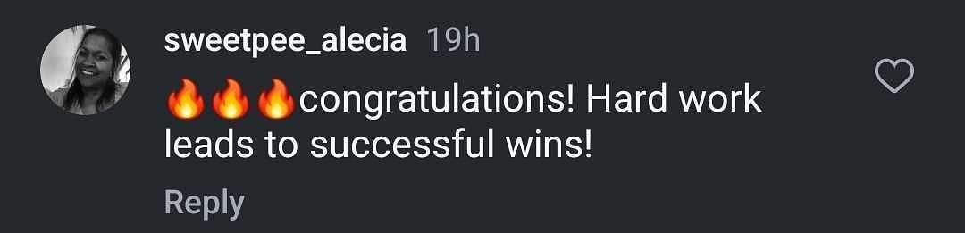 Fan reacts to Staley milestone. (Image Source: @gamecockwbb/Instagram)