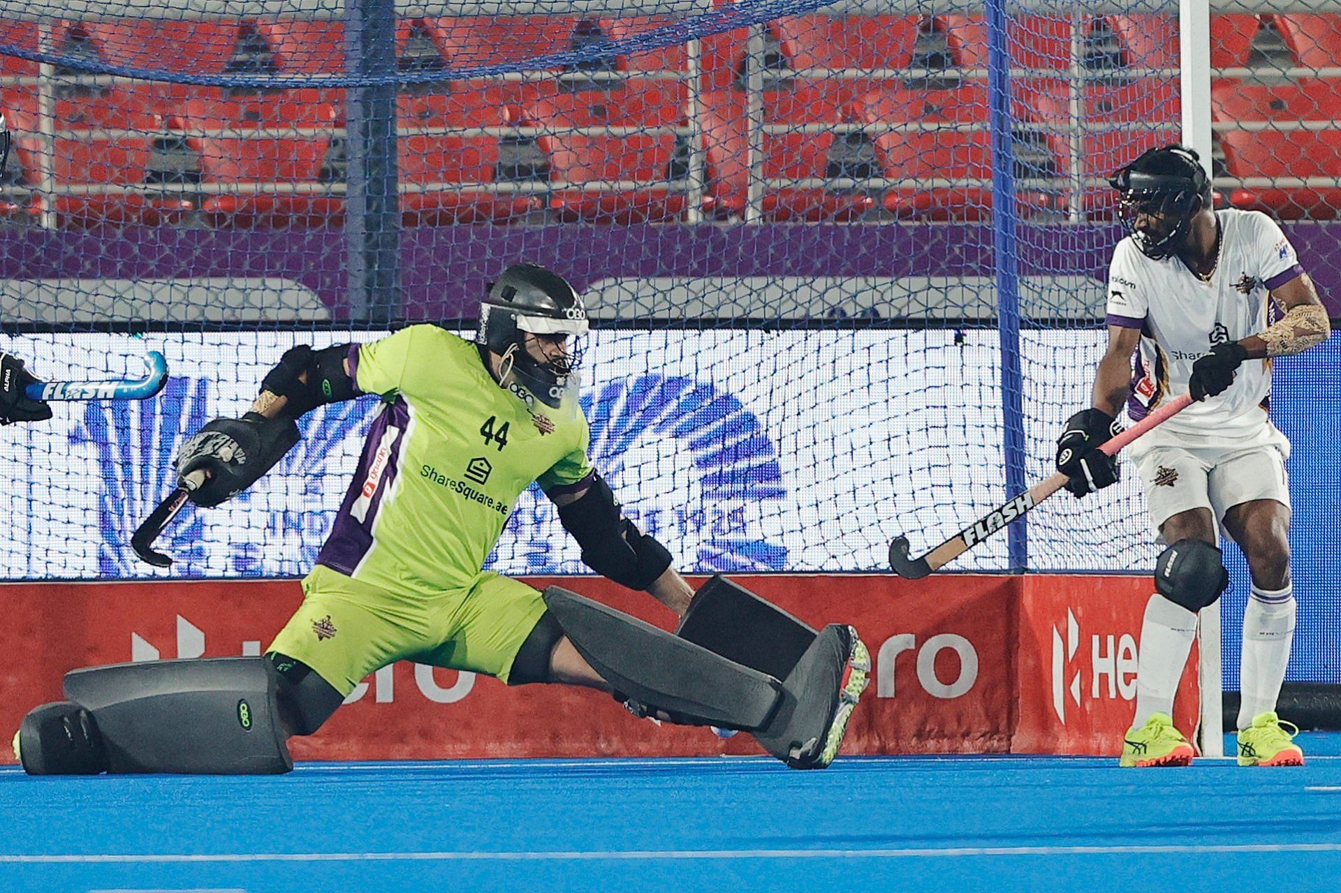 Dominic Dixon has been outstanding in goal for the Toofans - Source: Hockey India League