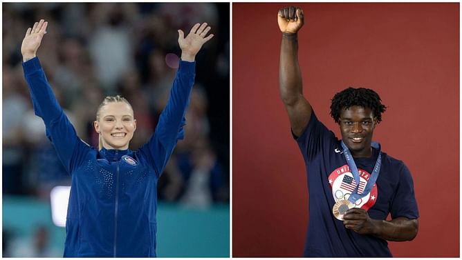 "I could fall badly"- Jade Carey reminisces on doing fun challenges with Fred Richard and other GOAT gymnasts