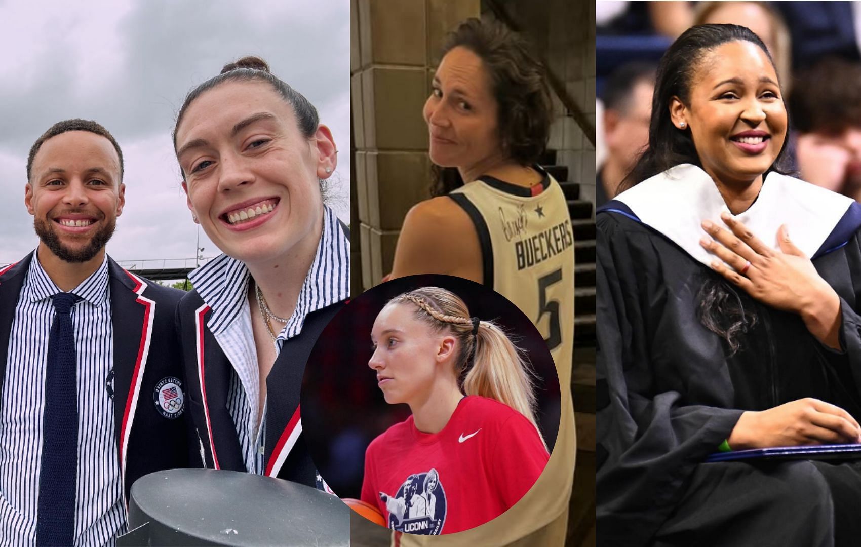 Stephen Curry, Breanna Stewart, Sue Bird, Maya Moore