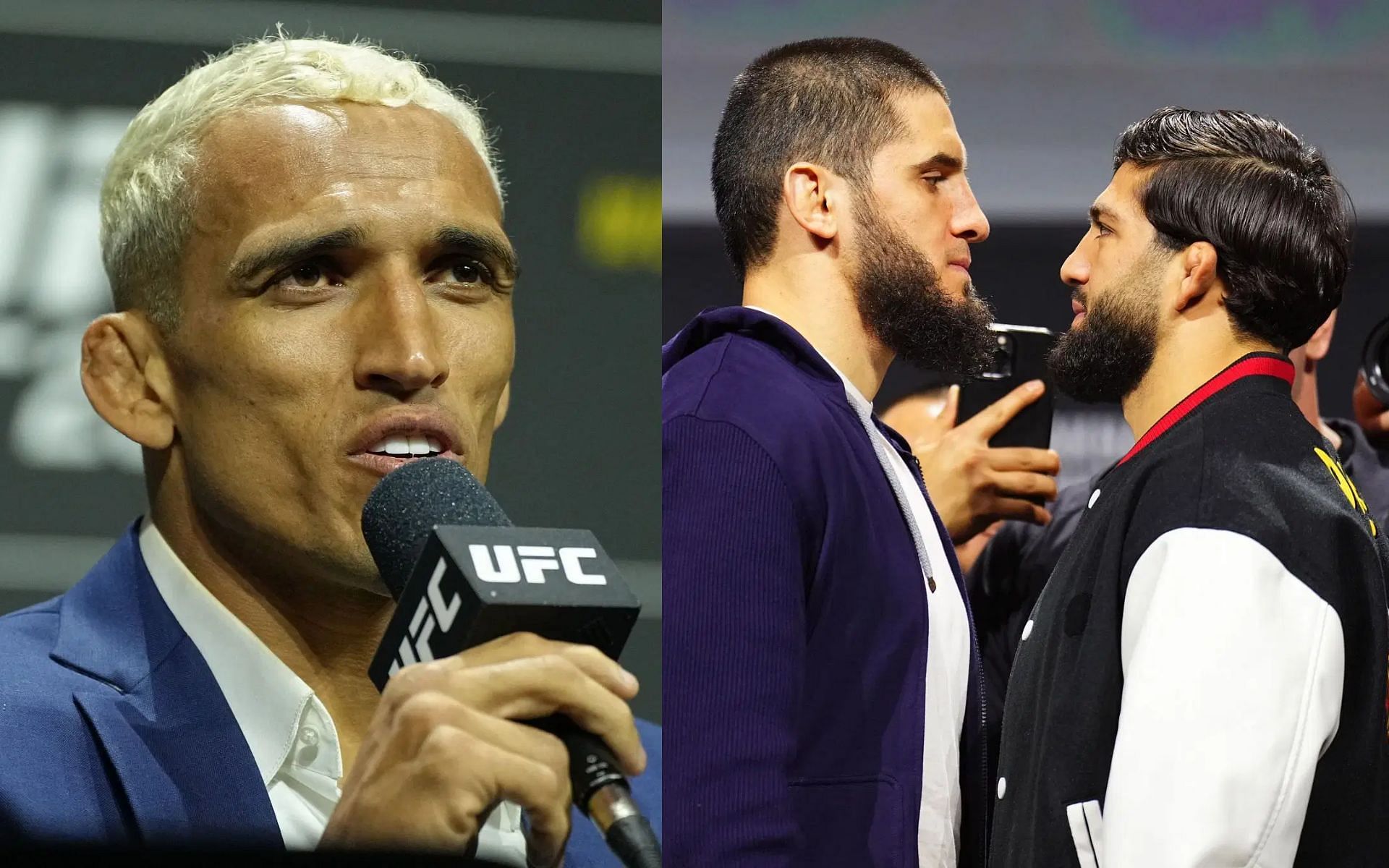 Charles Oliveira (left) discusses being front-row for Islam Makhachev vs. Arman Tsarukyan (right) set for UFC 311 [Images courtesy: Getty Images]