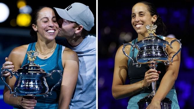 Madison Keys' husband Bjorn Fratangelo drops 2-word reaction to her emotional Australian Open title win